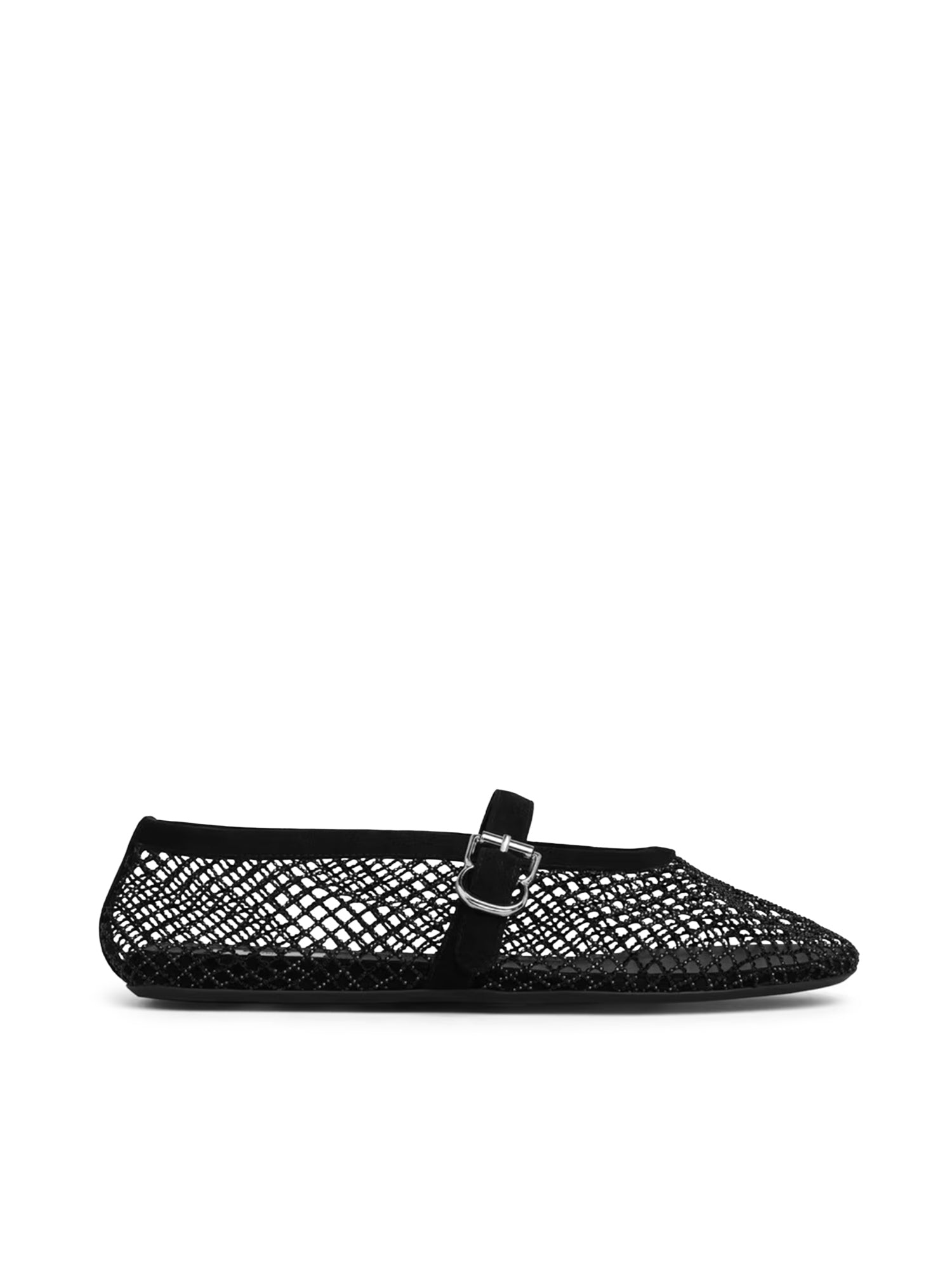 Ballerine in rete con strass AA3A029A023 999 ALAIA 
