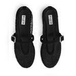 Ballerine in rete con strass AA3A029A023 999 ALAIA 