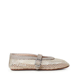 Ballerine flat in rete e cordino di satin AA3A029A041 A45 ALAIA 