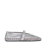 Ballerine in rete laminata AA3A029TK028 090 ALAIA 