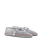Ballerine in rete laminata AA3A029TK028 090 ALAIA 