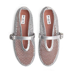 Ballerine in rete laminata AA3A029TK028 090 ALAIA 
