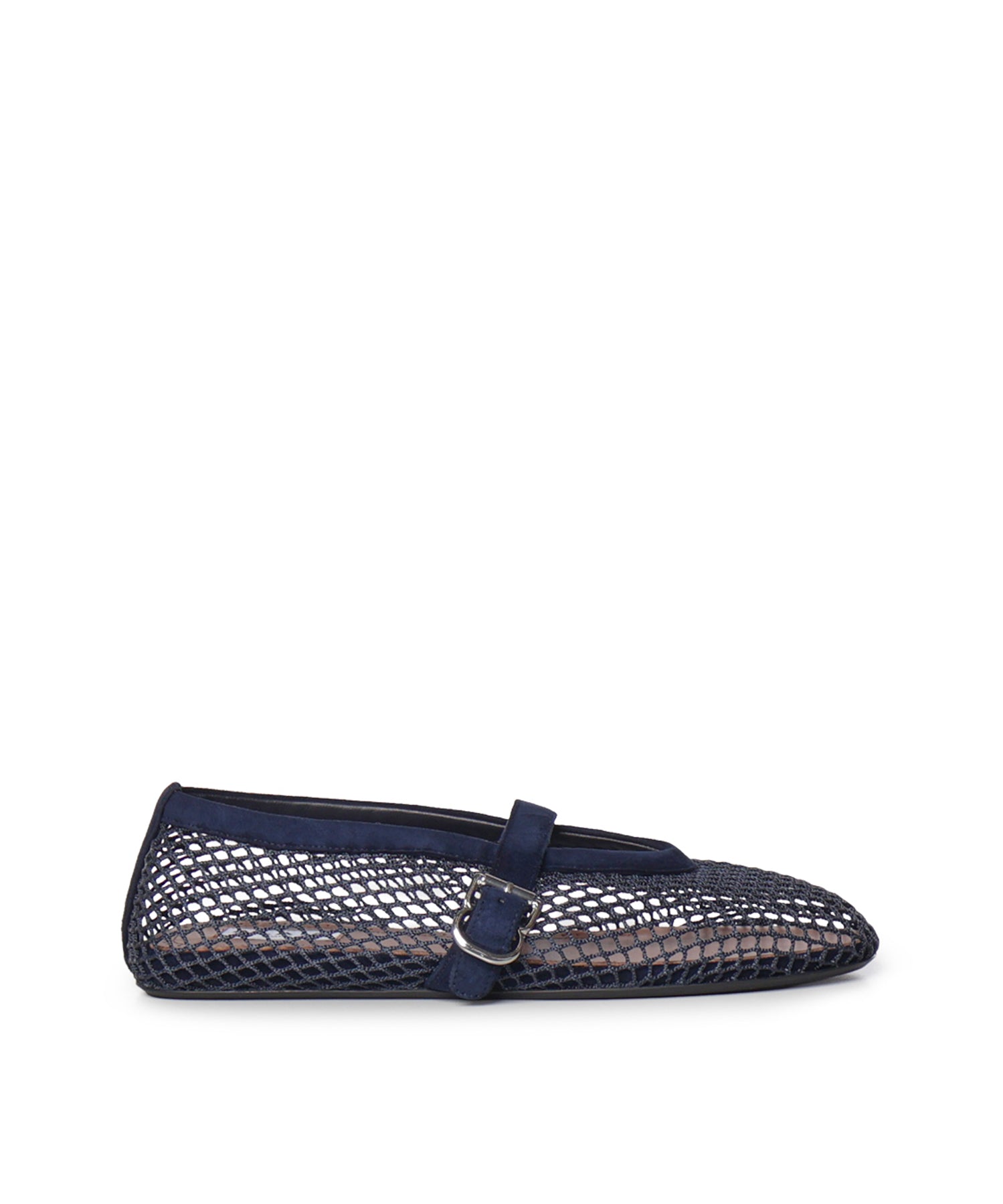 Ballerine in rete e suede AA3A029TK061 U54 ALAIA 