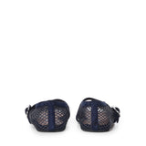 Ballerine in rete e suede AA3A029TK061 U54 ALAIA 