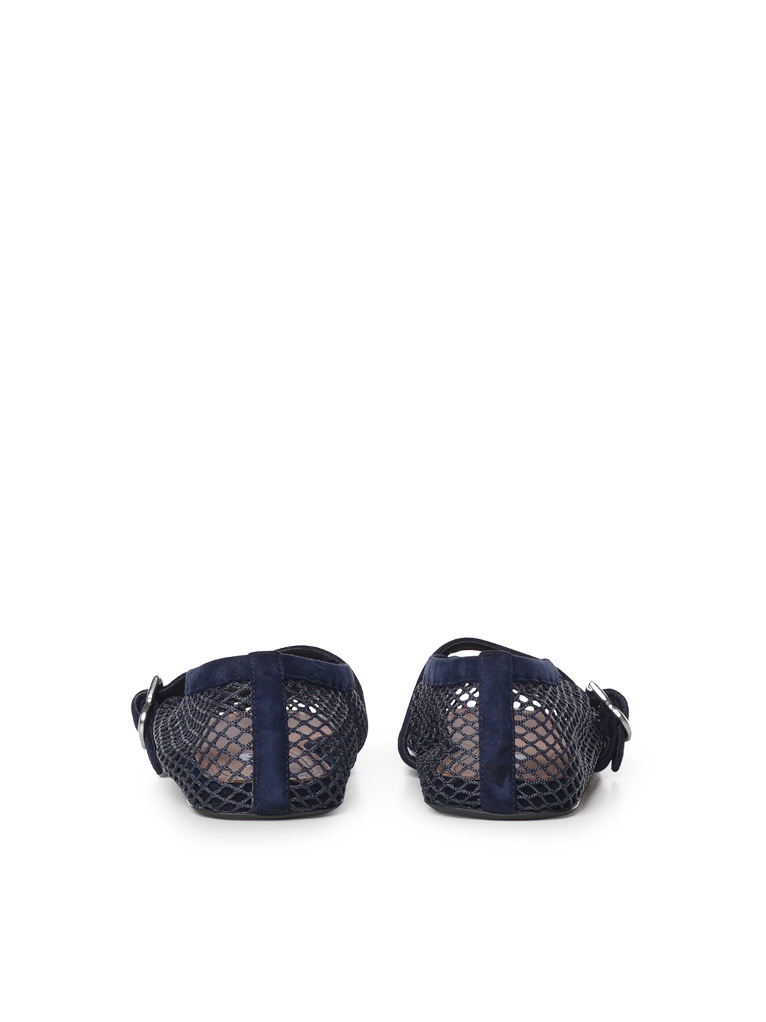Ballerine in rete e suede AA3A029TK061 U54 ALAIA 