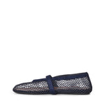 Ballerine in rete e suede AA3A029TK061 U54 ALAIA 
