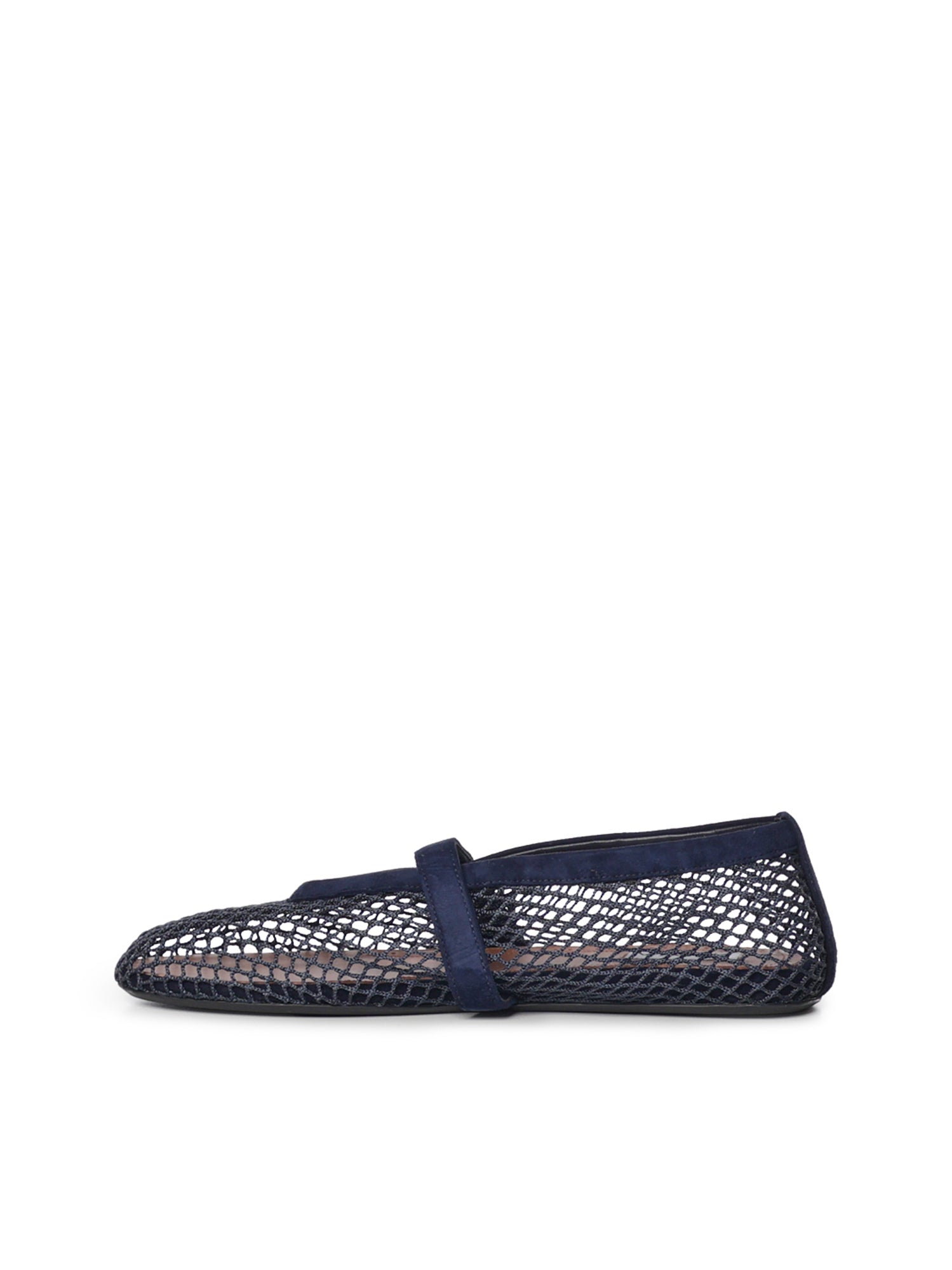 Ballerine in rete e suede AA3A029TK061 U54 ALAIA 