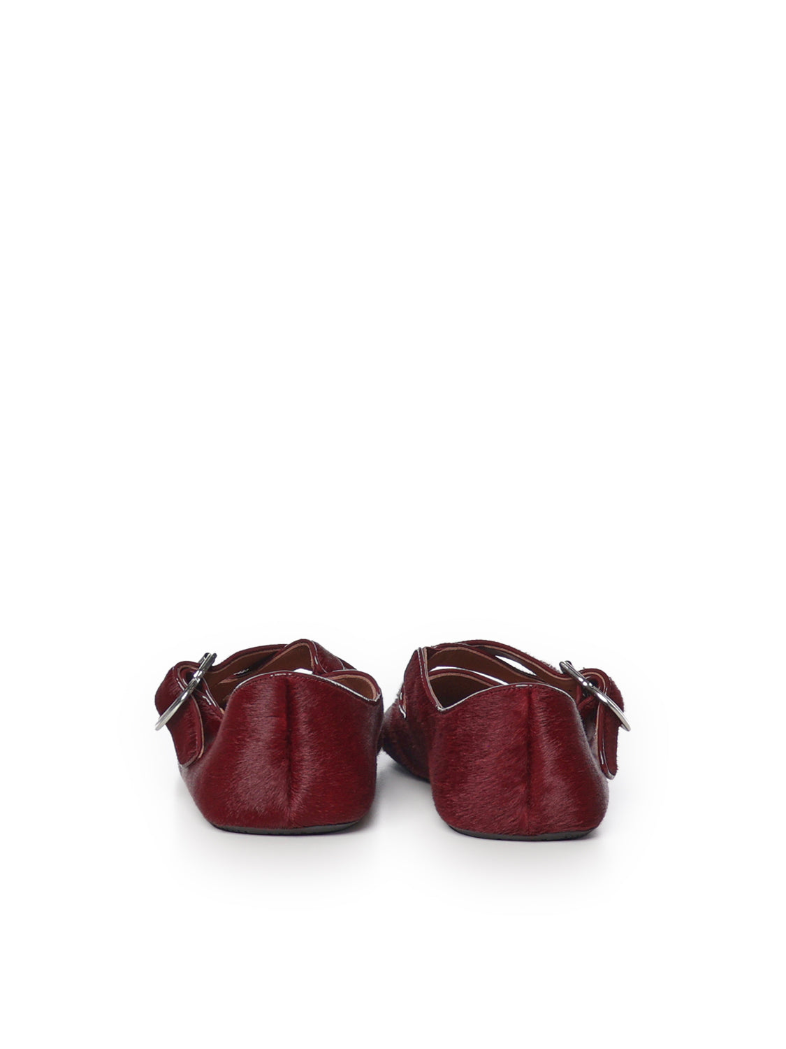 Ballerine incrociate in cavallino AA3A046I047 320 ALAIA 