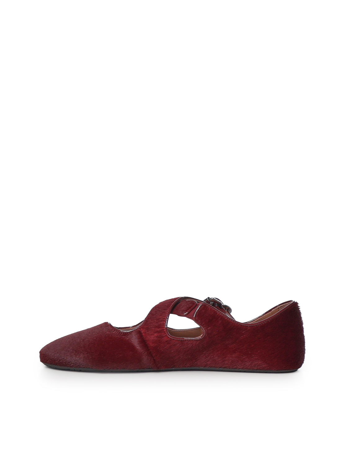 Ballerine incrociate in cavallino AA3A046I047 320 ALAIA 