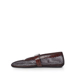 Ballerine flat e pelle di vitello goffrata AA3A069I294 730 ALAIA 