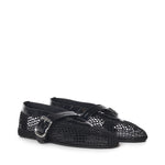 Ballerine flat e pelle di vitello goffrata AA3A069I294 999 ALAIA 
