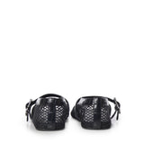 Ballerine flat e pelle di vitello goffrata AA3A069I294 999 ALAIA 