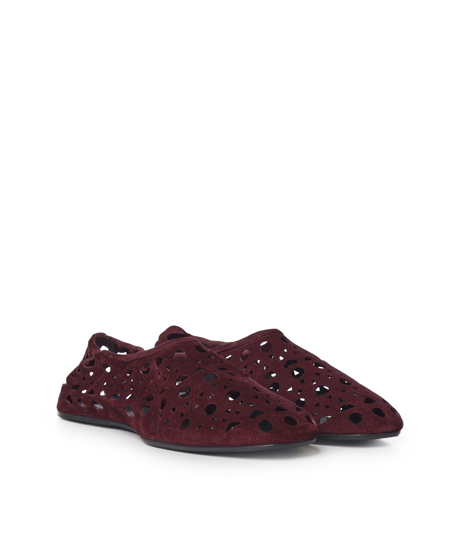 Slippers Vienne in pelle scamosciata AA3A1039I236 320 ALAIA 