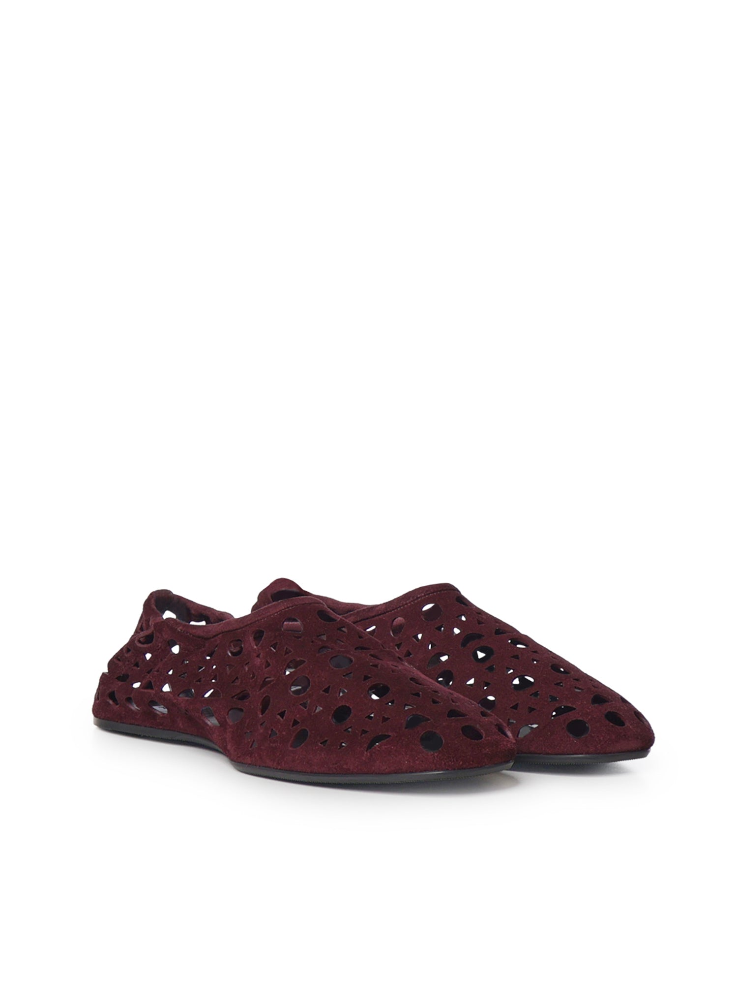 Slippers Vienne in pelle scamosciata AA3A1039I236 320 ALAIA 