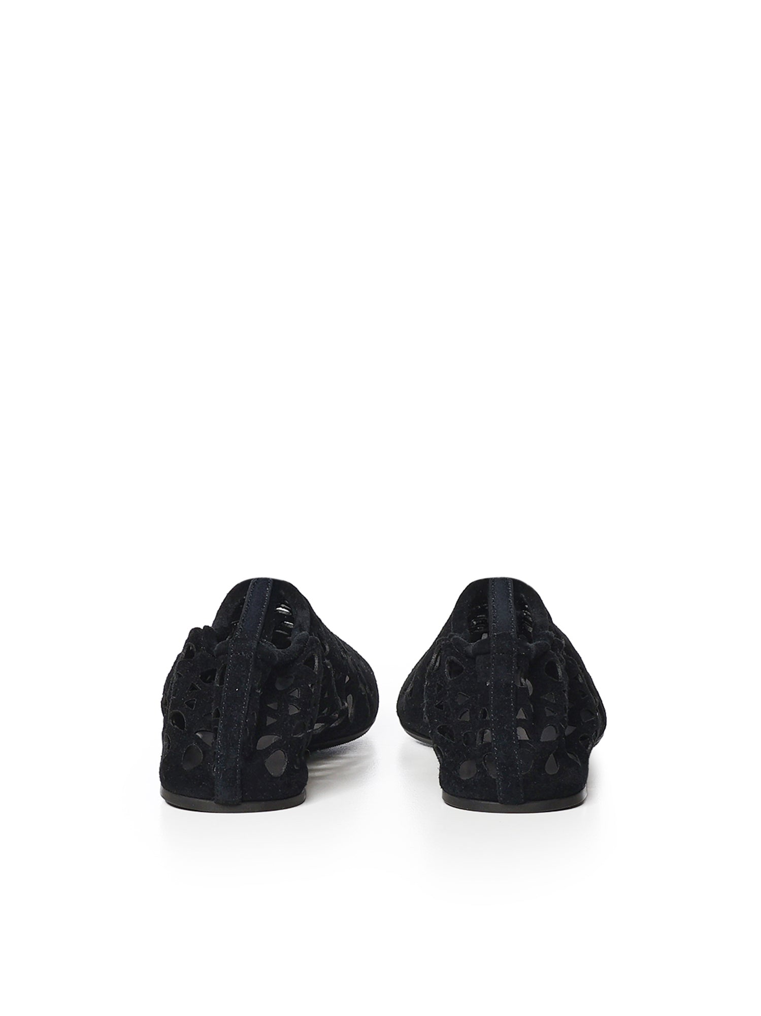 Slippers Vienne in pelle scamosciata AA3A1039I236 999 ALAIA 