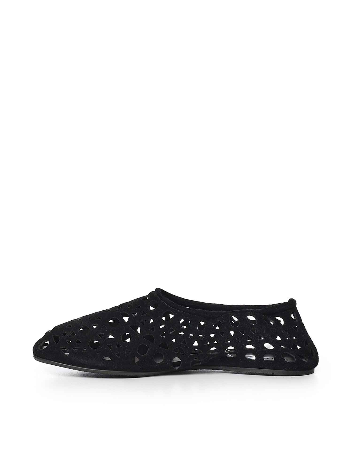 Slippers Vienne in pelle scamosciata AA3A1039I236 999 ALAIA 
