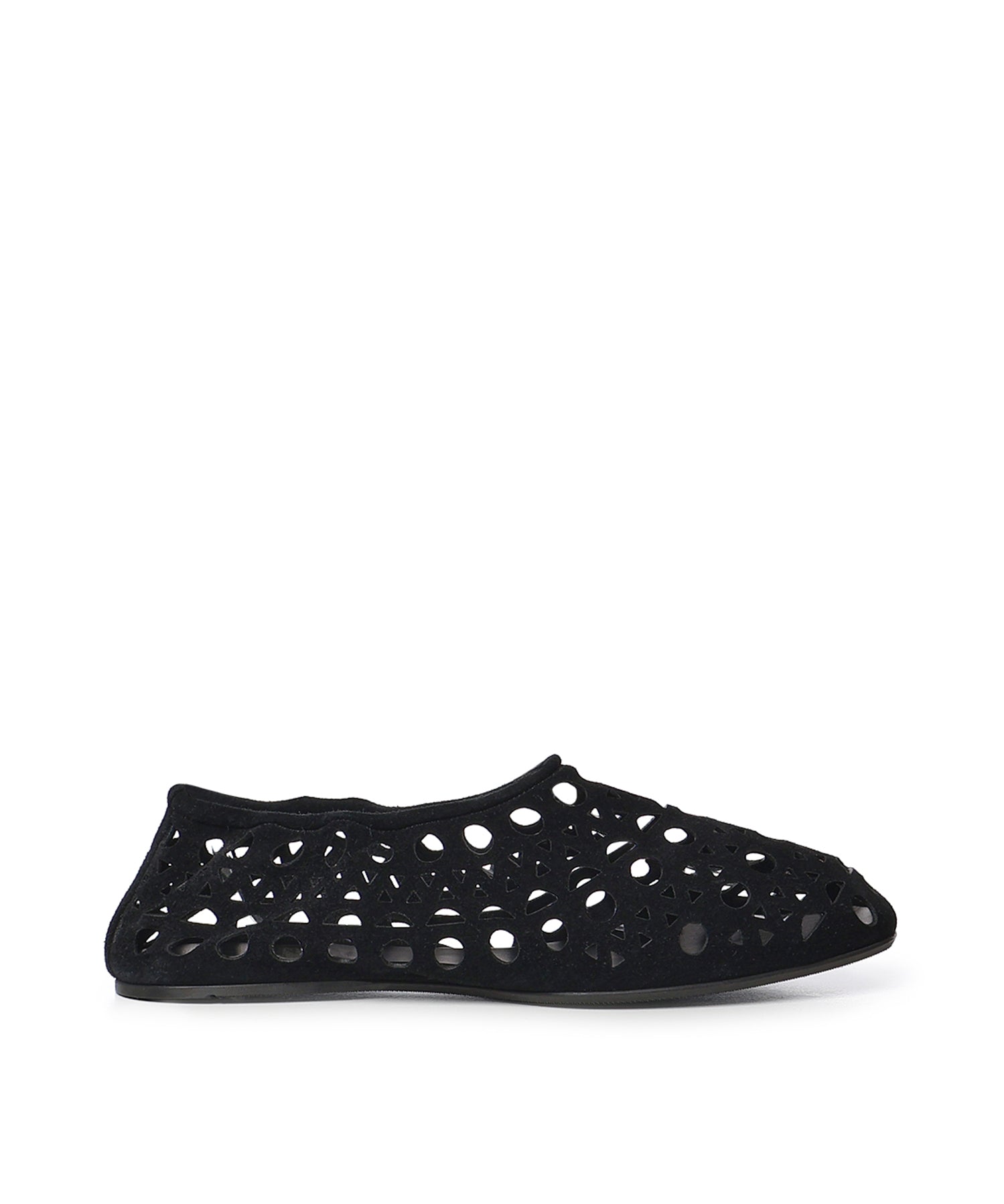 Slippers Vienne in pelle scamosciata AA3A1039I236 999 ALAIA 
