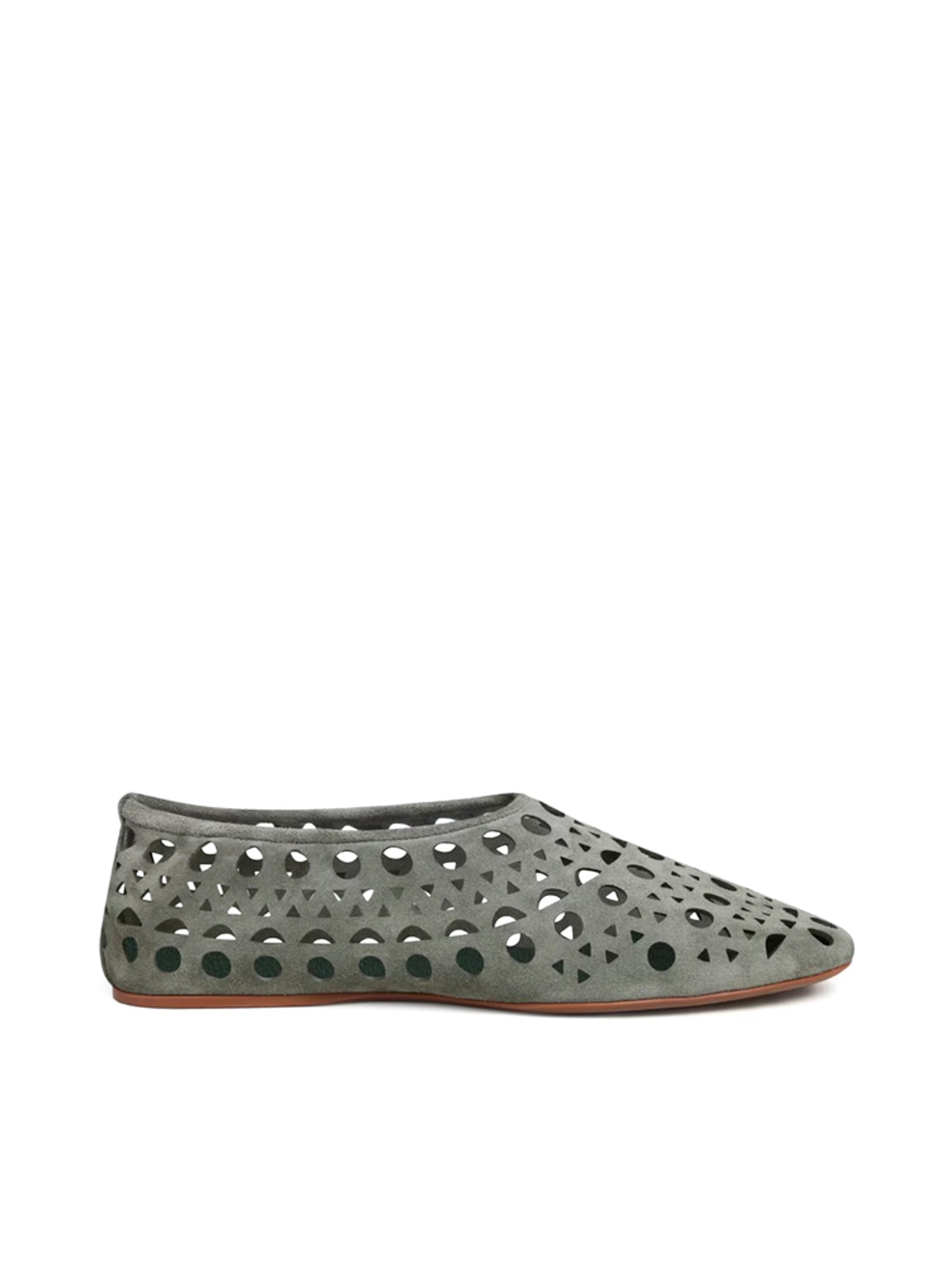 Slippers Vienne in pelle scamosciata AA3A1039I236 U24 ALAIA 