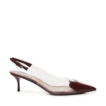Slingback Le Cœur in pelle di agnello verniciata AA3E057CK150 325 ALAIA 