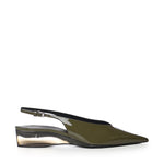 Slingback con zeppa in pelle verniciata AA3G3004I037 U21 ALAIA 