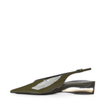 Slingback con zeppa in pelle verniciata AA3G3004I037 U21 ALAIA 
