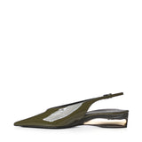 Slingback con zeppa in pelle verniciata AA3G3004I037 U21 ALAIA 