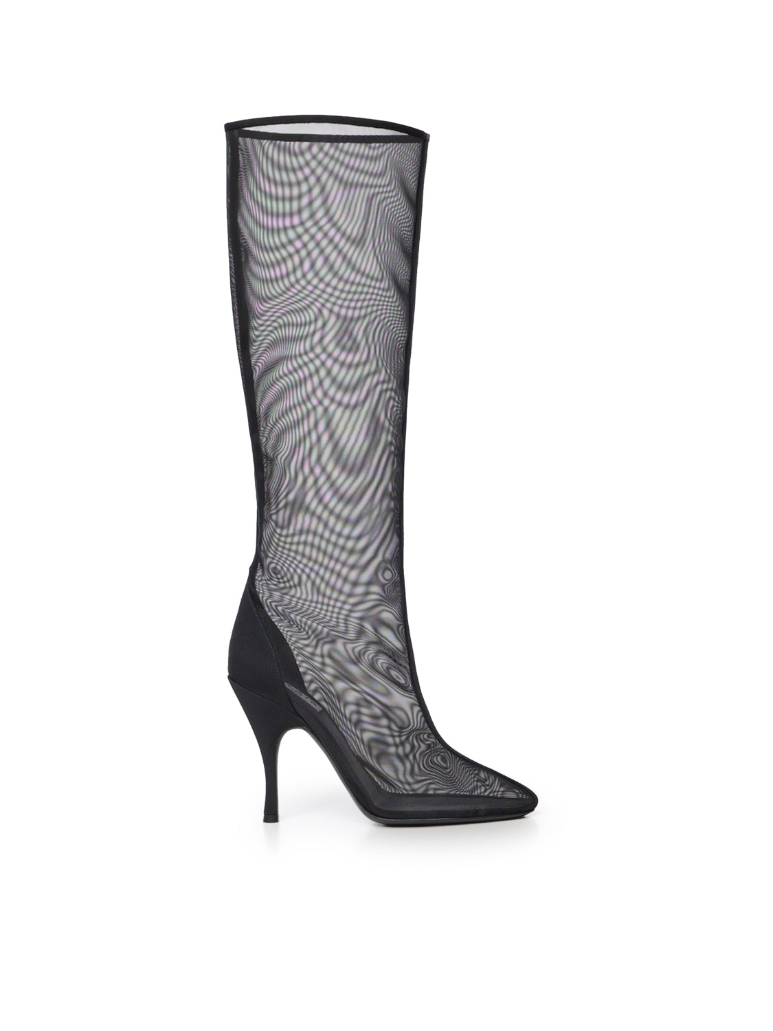 Stivali al ginocchio in mesh AA3O2032A063 999 ALAIA 