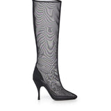 Stivali al ginocchio in mesh AA3O2032A063 999 ALAIA 
