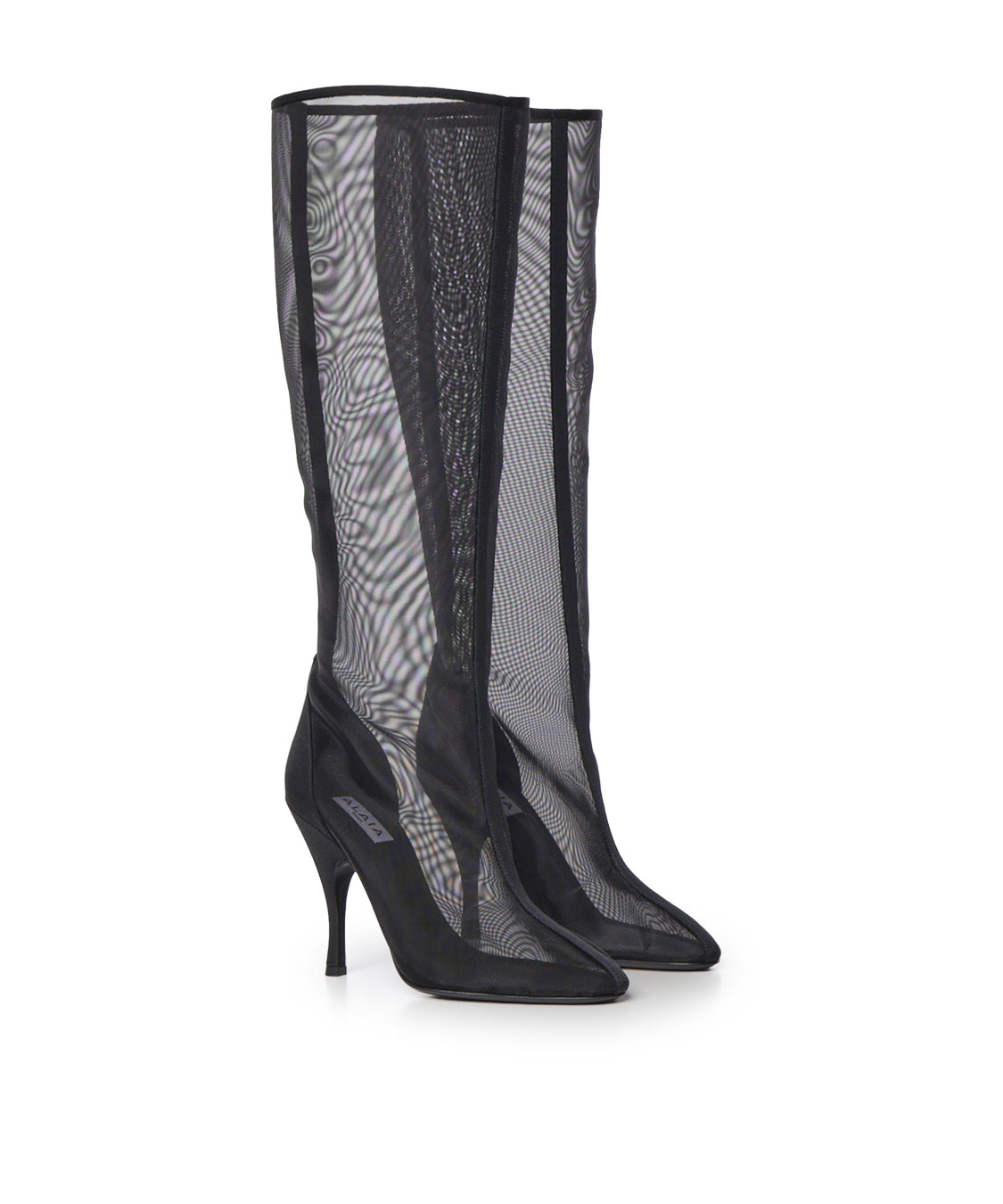 Stivali al ginocchio in mesh AA3O2032A063 999 ALAIA 