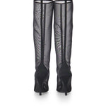 Stivali al ginocchio in mesh AA3O2032A063 999 ALAIA 