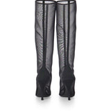 Stivali al ginocchio in mesh AA3O2032A063 999 ALAIA 
