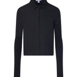 Camicia in popeline di cotone AA9C1023T611D 995 ALAIA 