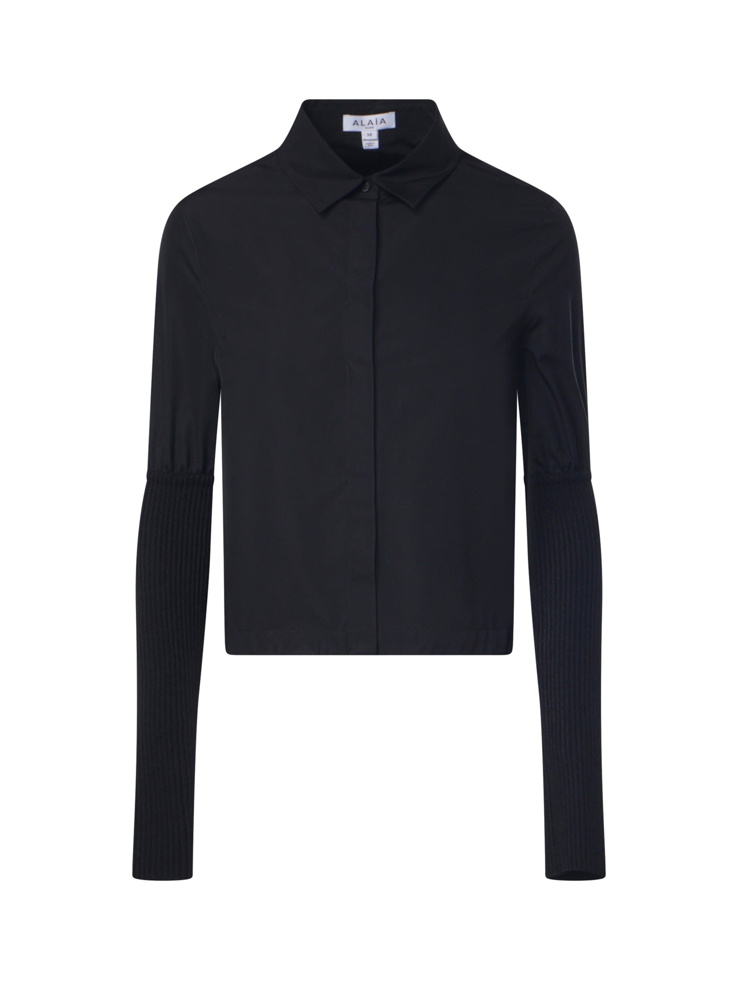 Camicia in popeline di cotone AA9C1023T611D 995 ALAIA 