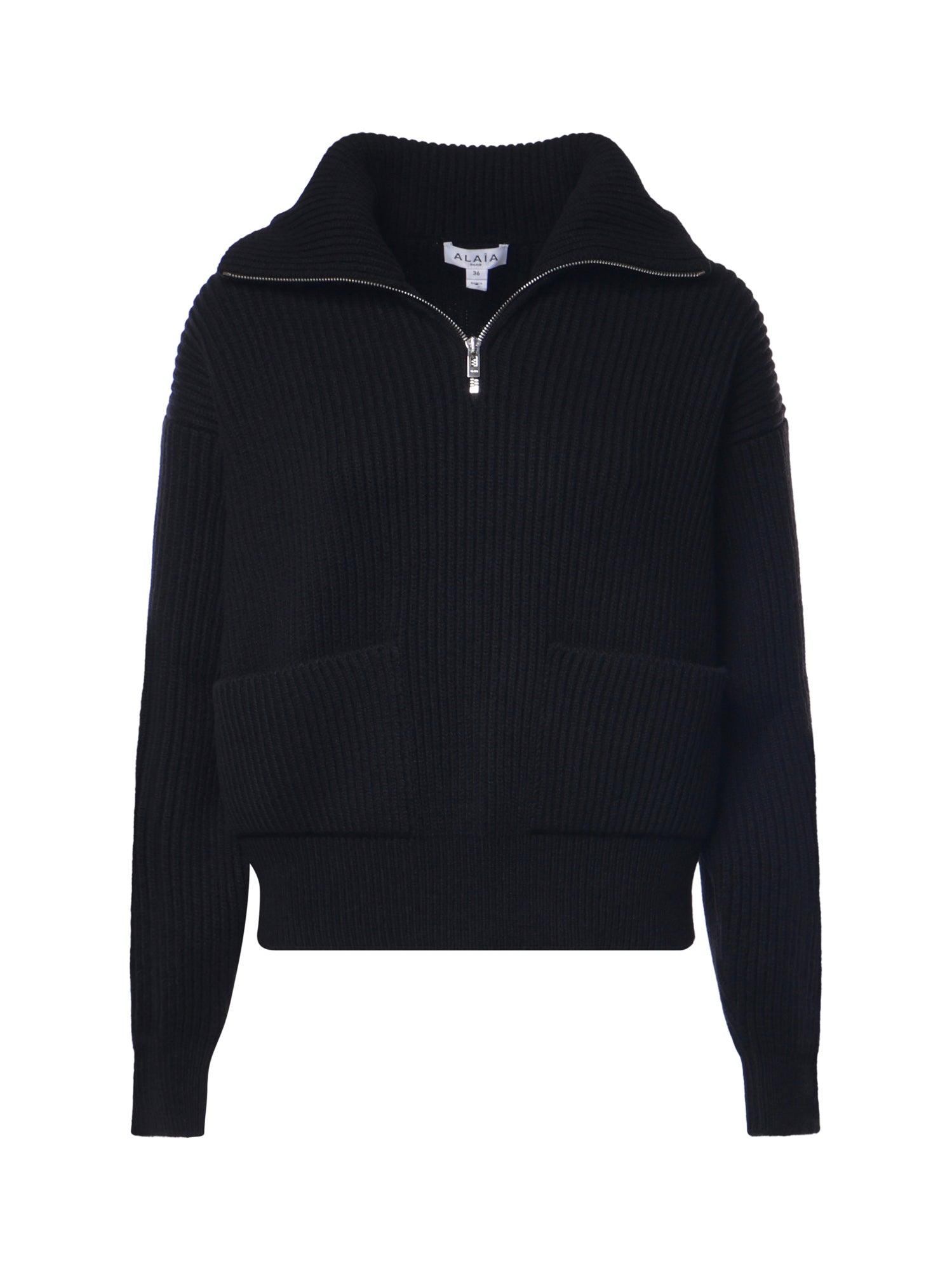 Pullover trucker in cashmere AA9G0147K276D 995 ALAIA 