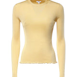 Top in maglia a coste in seta AA9H1460K232C 239 ALAIA 