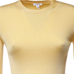 Top in maglia a coste in seta AA9H1460K232C 239 ALAIA 