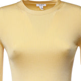 Top in maglia a coste in seta AA9H1460K232C 239 ALAIA 
