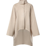 Cappotto asimmetrico in cashmere double face AA9M1207T500D 110 ALAIA 