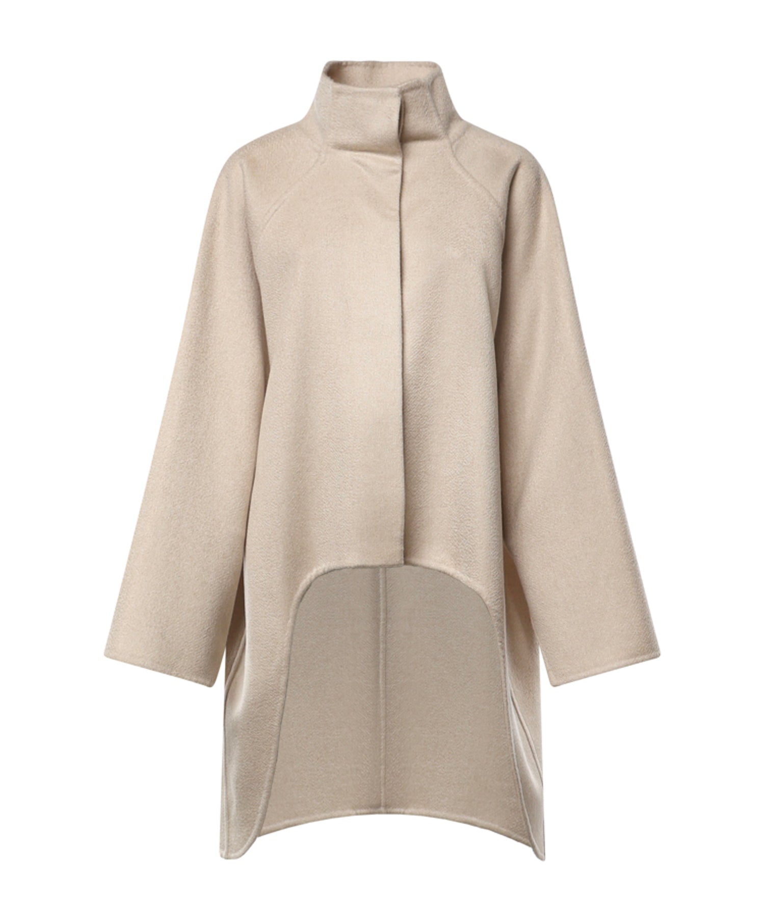 Cappotto asimmetrico in cashmere double face AA9M1207T500D 110 ALAIA 