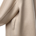 Cappotto asimmetrico in cashmere double face AA9M1207T500D 110 ALAIA 