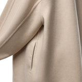 Cappotto asimmetrico in cashmere double face AA9M1207T500D 110 ALAIA 