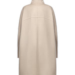 Cappotto asimmetrico in cashmere double face AA9M1207T500D 110 ALAIA 