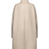 Cappotto asimmetrico in cashmere double face AA9M1207T500D 110 ALAIA 