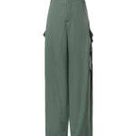 Pantaloni cargo in viscosa AA9P1388W183D 629 ALAIA 