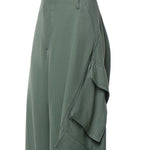 Pantaloni cargo in viscosa AA9P1388W183D 629 ALAIA 