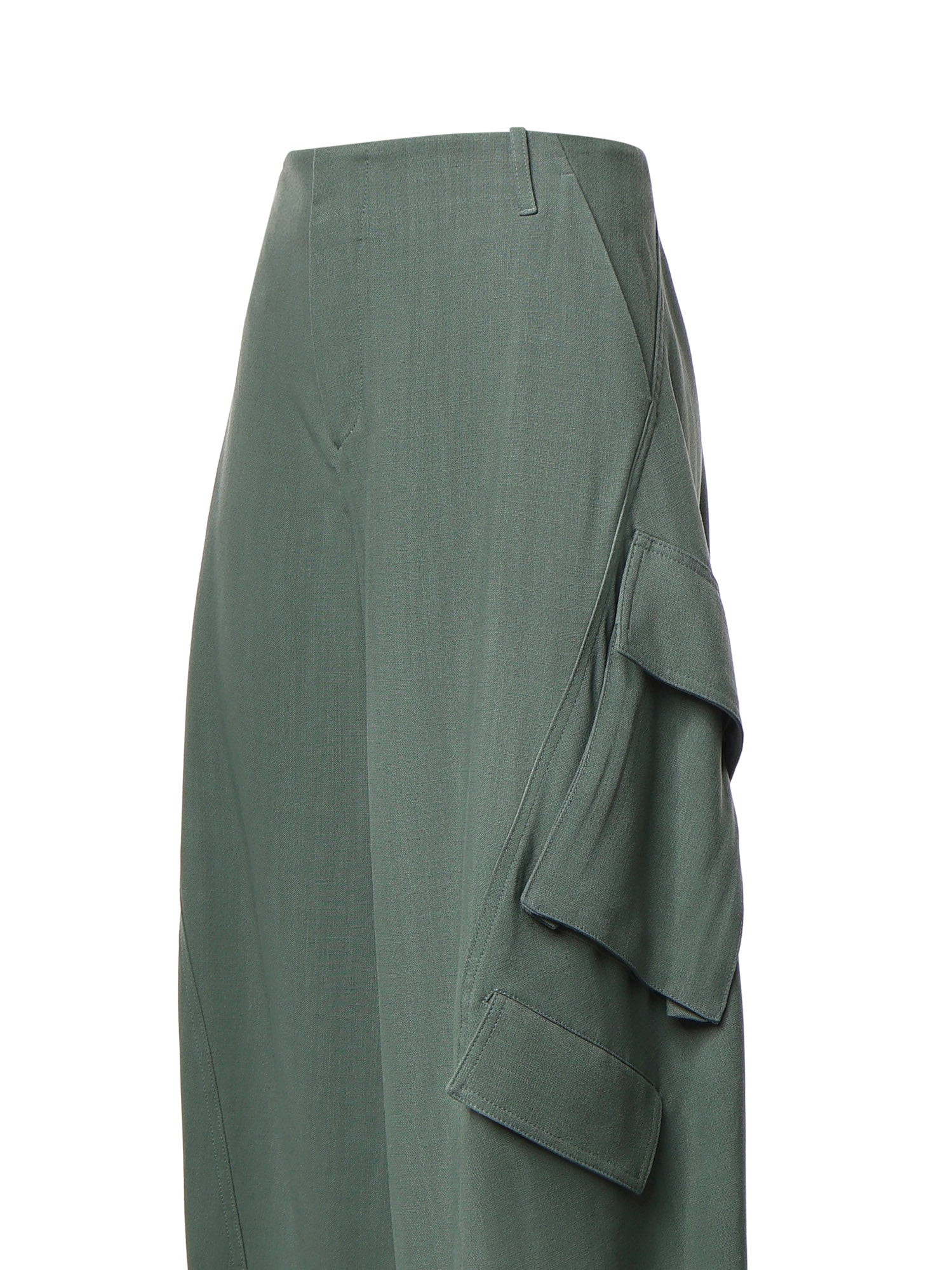 Pantaloni cargo in viscosa AA9P1388W183D 629 ALAIA 