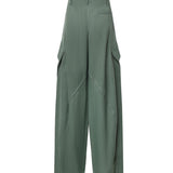 Pantaloni cargo in viscosa AA9P1388W183D 629 ALAIA 