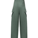 Pantaloni cargo in viscosa AA9P1388W183D 629 ALAIA 