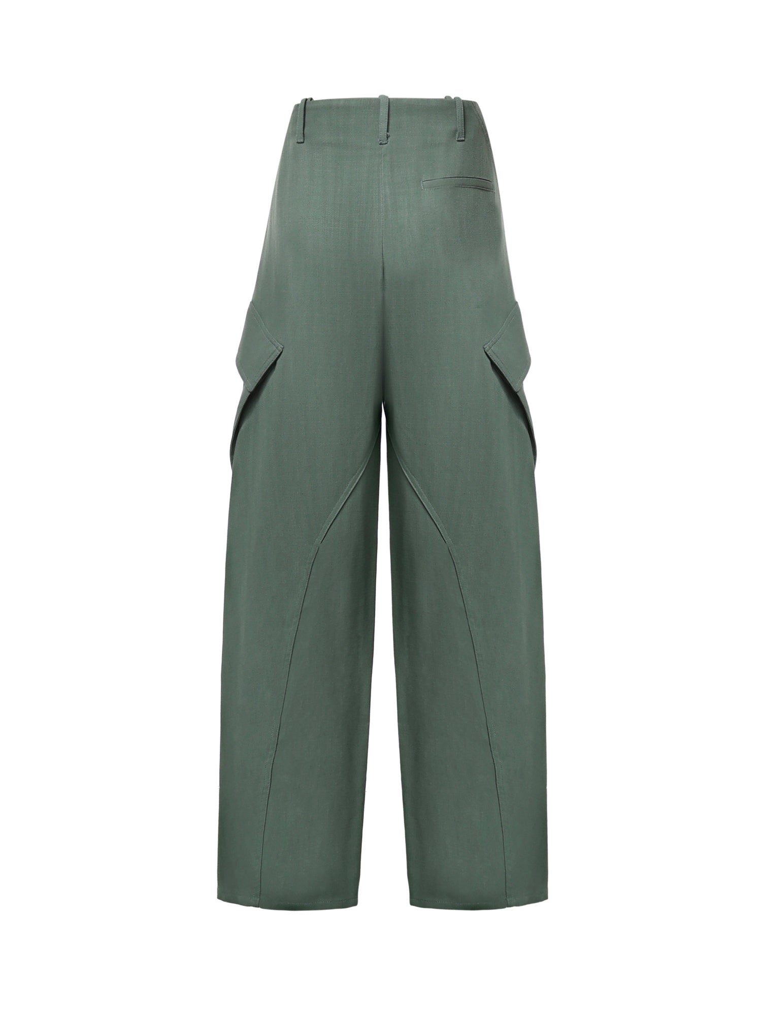 Pantaloni cargo in viscosa AA9P1388W183D 629 ALAIA 