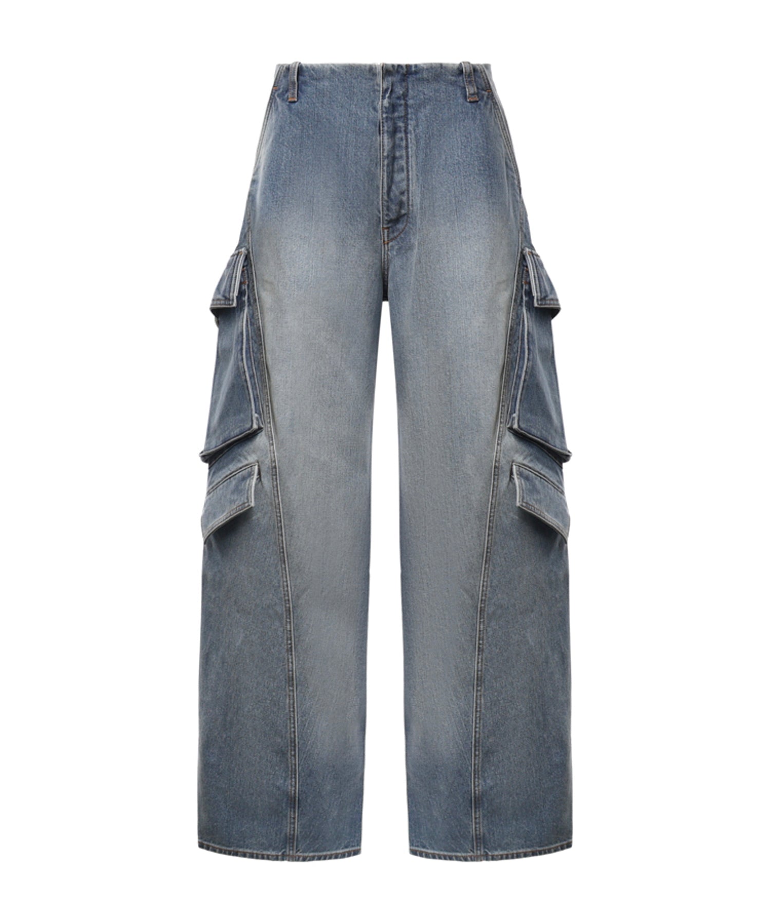 Jeans cargo in denim AA9P1400D026D A56 ALAIA 
